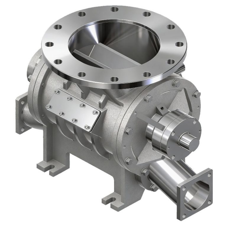 Blow-Through rotary valve